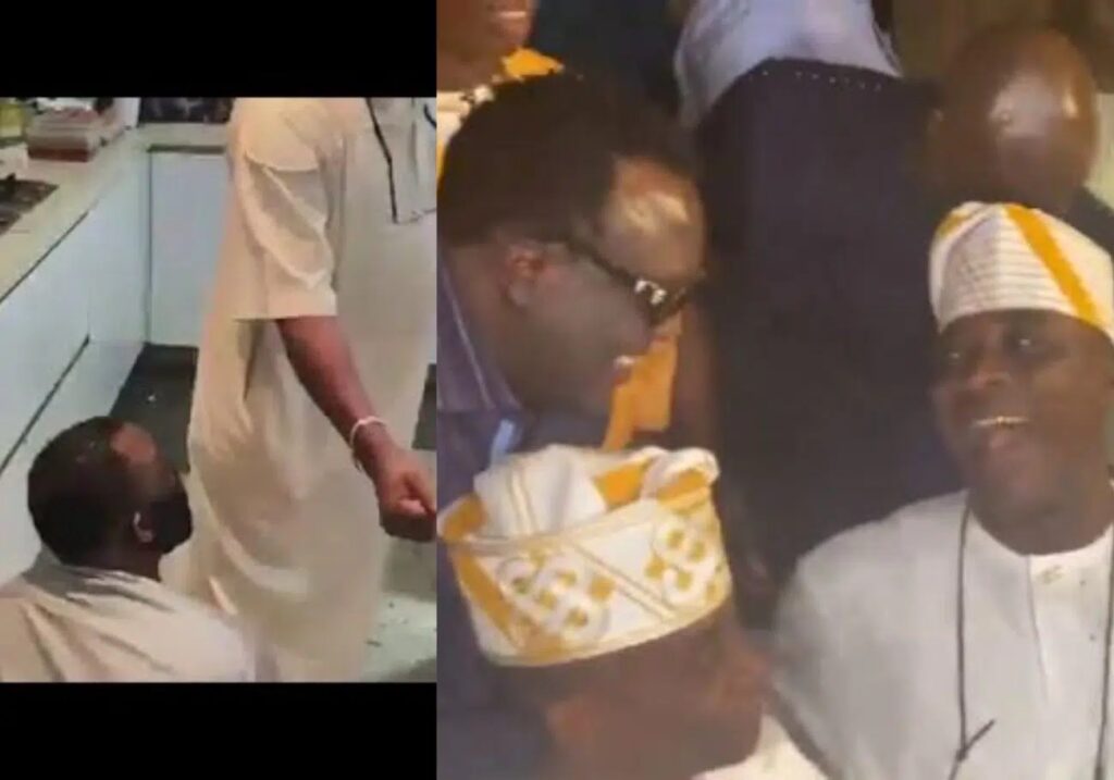 ‘If it’s Pasuma, he will prostrate on the floor’ Fans drags Saheed Osupa for greeting KWAM1 while bending slightly at an event