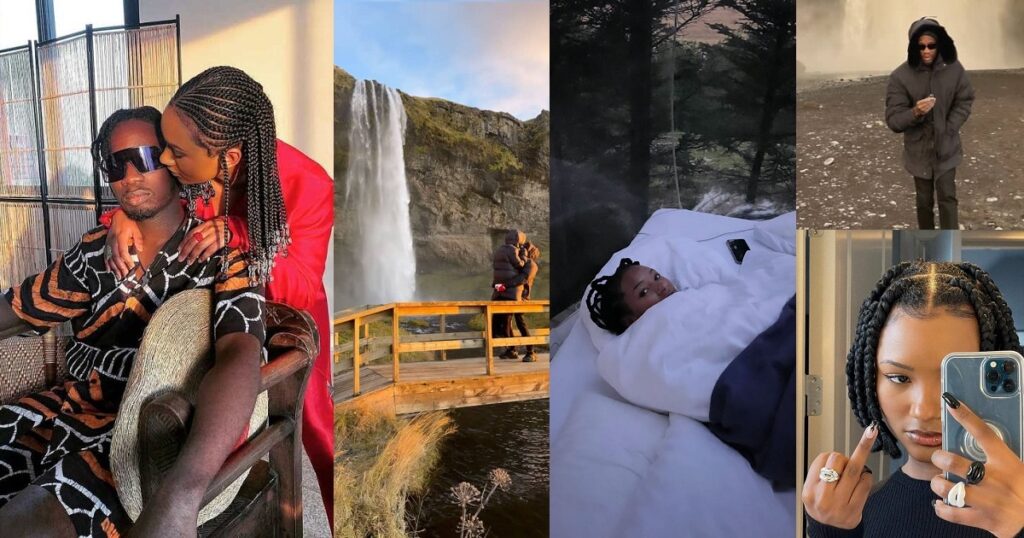 Singer Mr Eazi and his lover, Temi Otedola share lovely pictures of their vacation