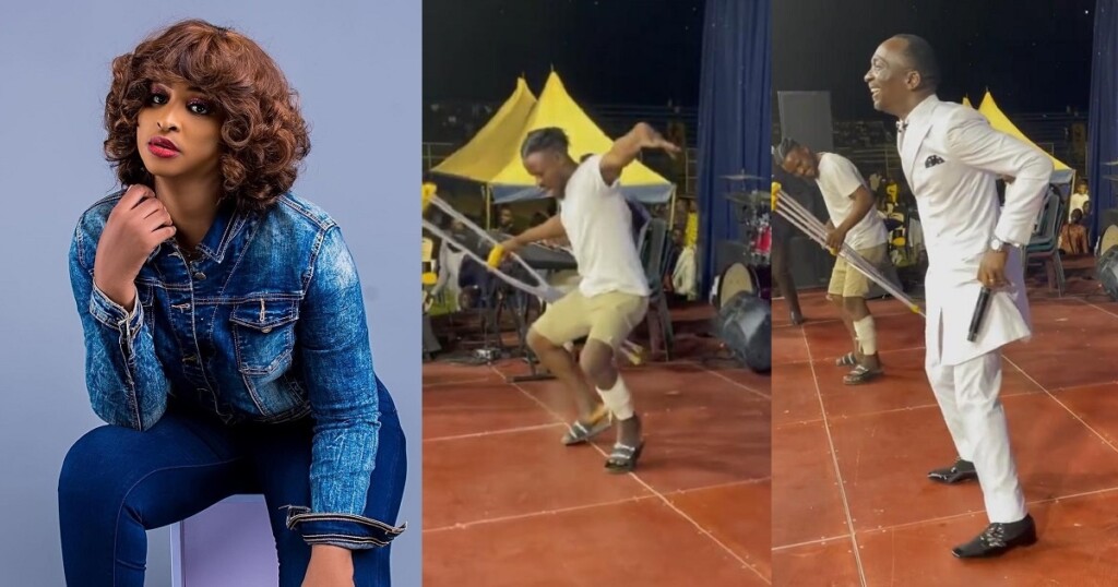 ‘Miracle or Magic’ Actress, Etinosa reacts to video of alleged healed man with broken bones dancing legwork in church