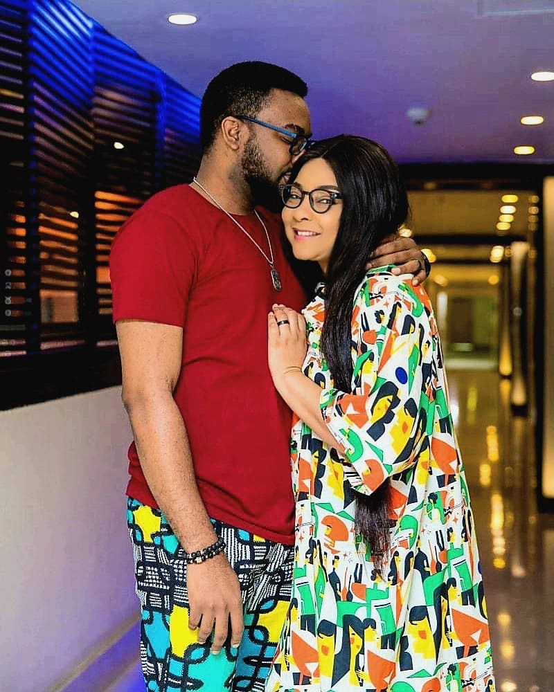 Actress, Linda Ejiofor and husband, Ibrahim Suleiman celebrates 3 years wedding anniversary with love