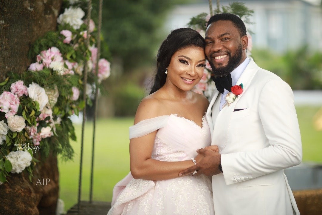 Actress, Linda Ejiofor and husband, Ibrahim Suleiman celebrates 3 years wedding anniversary with love