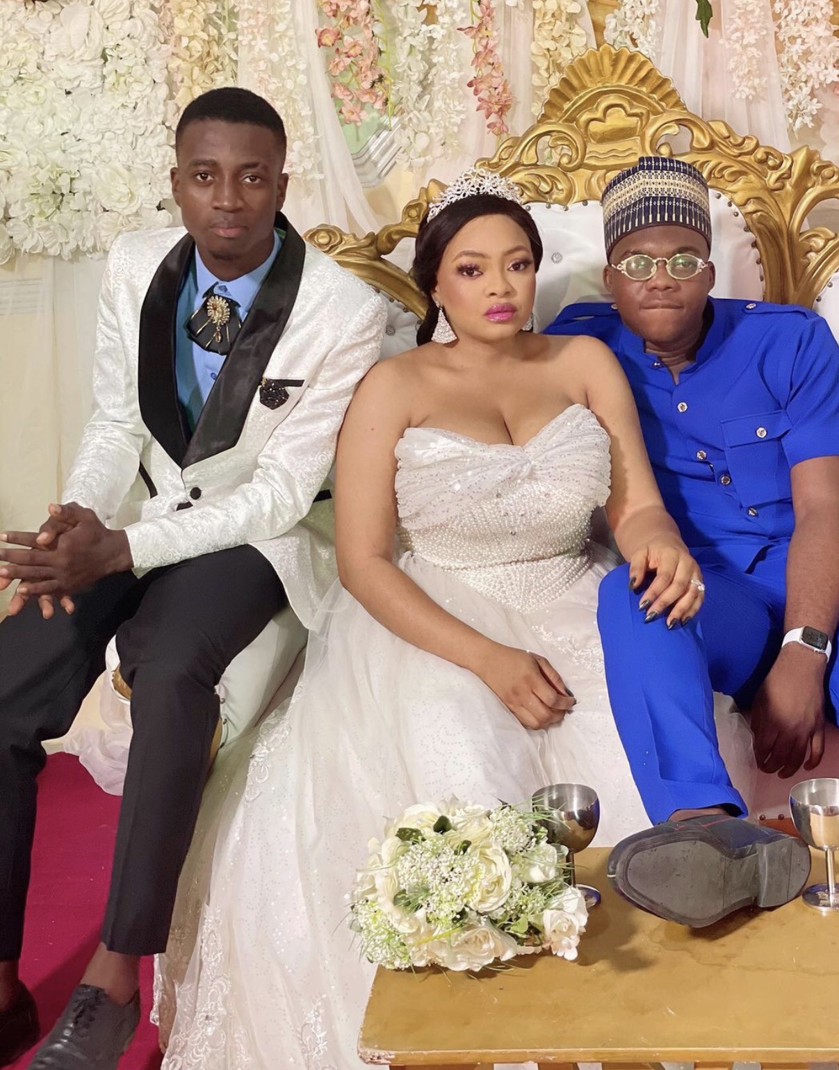 ‘You too don marry’ Nigerian react to the wedding ceremony of Actress Funmi Awelewa (video)