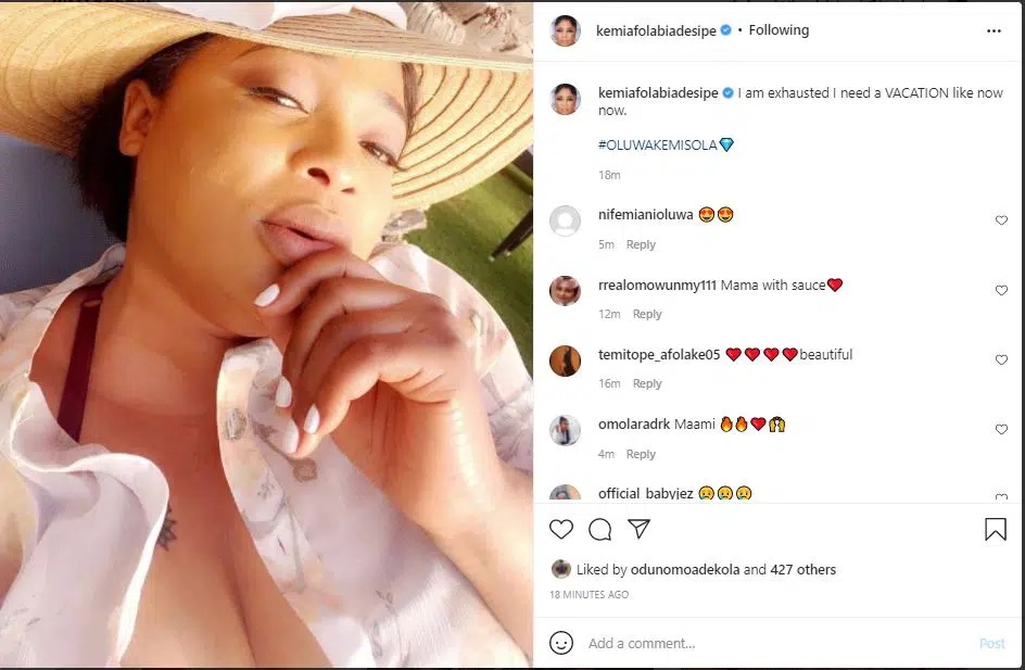 ‘I’m exhausted’ Actress Kemi Afolabi lament bitterly about life