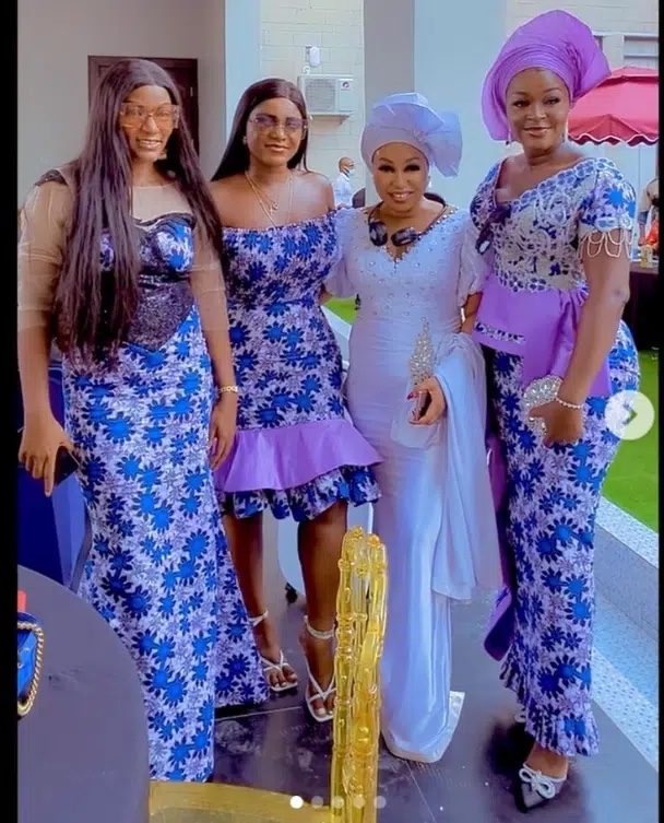 Is she pregnant? - Rita Dominic's glowing appearance at her mother-in-law's funeral has wowed fans (Photos)