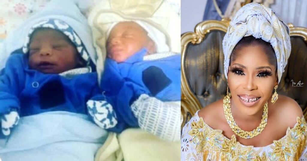 Actress Bimbo Success welcome set of twins