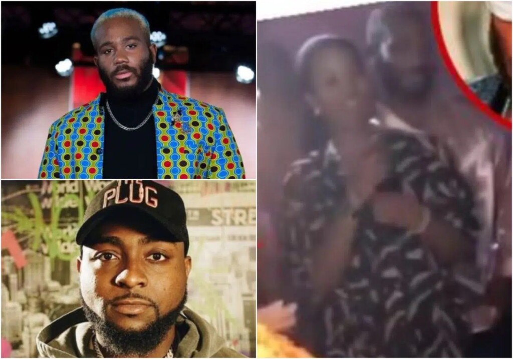 Kidd and Davido are general market’ Reactions as Kiddwaya spotted at DJCuppy’s birthday with mystery lady