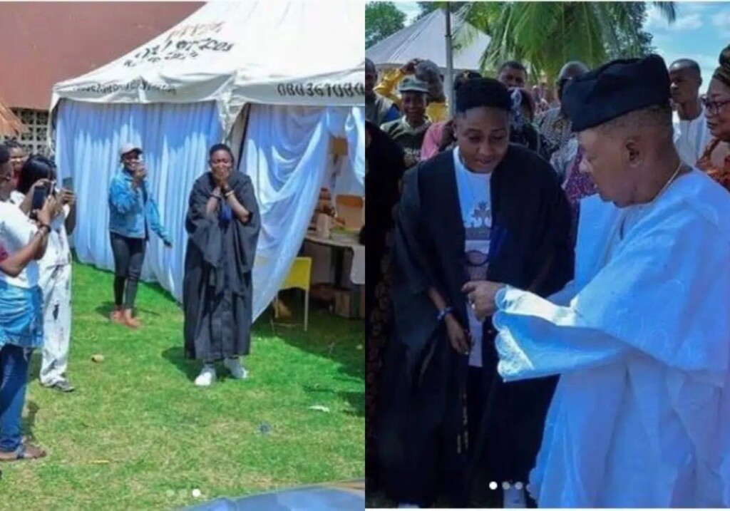 Alaafin of Oyo gifts daughter a car after bagging a first-class degree