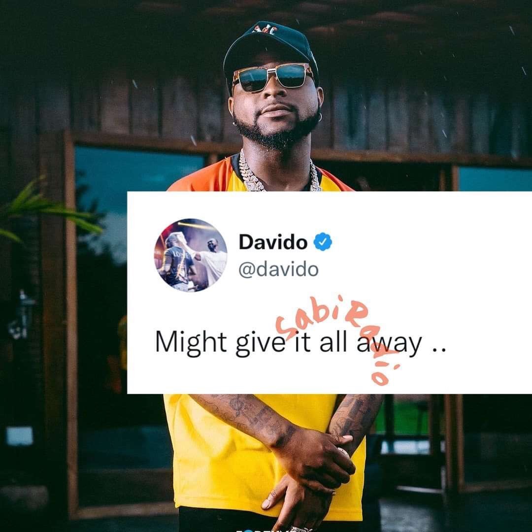 Davido hints at giving away all the money realized from his N1million giveaway challenge