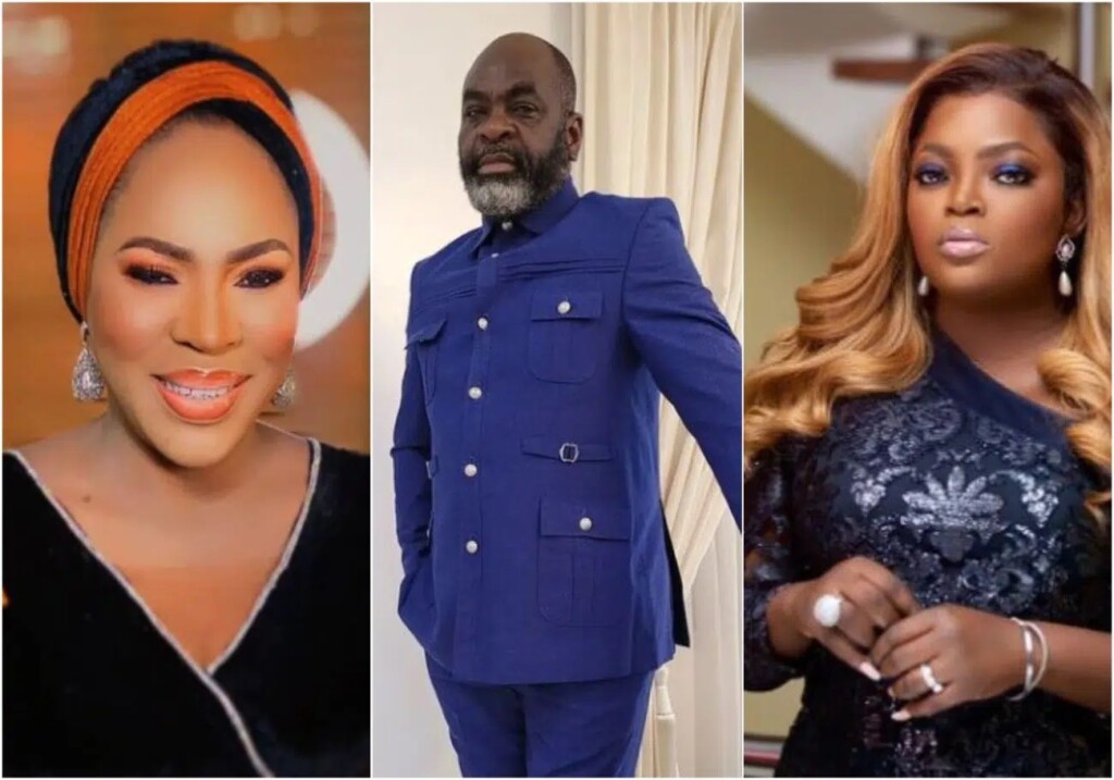 Nigerian celebrities console Actor Funsho Adeolu as he loses his mother