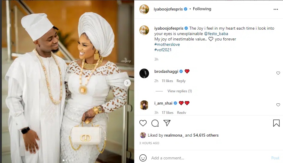 ‘My joy of inestimable value’, Iyabo Ojo lavish praise on her children, days after late mom’s burial