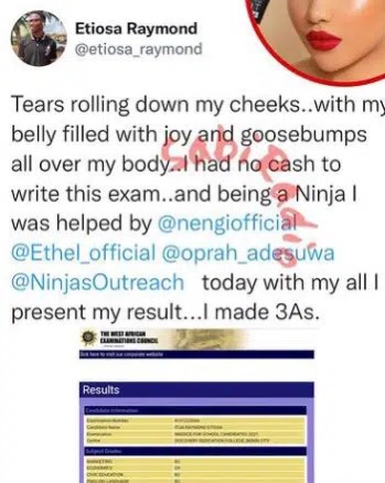 A young boy becomes emotional after what BBNaija’s Nengi and her admirers did to him