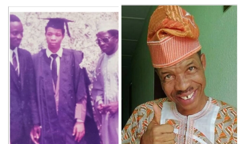 Actor Saka Prays For Fans As He Tells The Story Behind His 34-Years-Old OAU Matric Photo (photos)