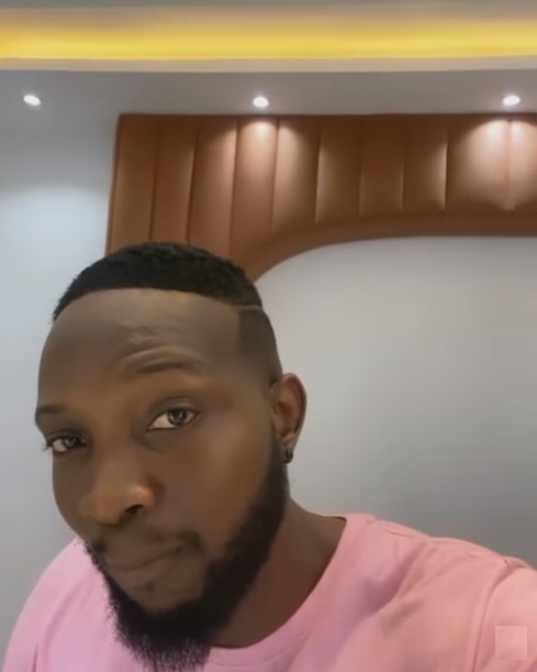 “I was never bald, it was just a phase” – Tuoyo Ideh says as he shows off his artificial new look (Video)