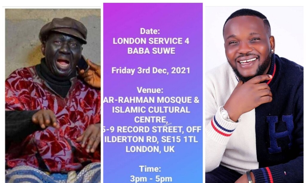 Actor Yomi Fabiyi Host A Candle Light Vigil & Memorial Service In Honour Of Baba Suwa In United Kingdom.