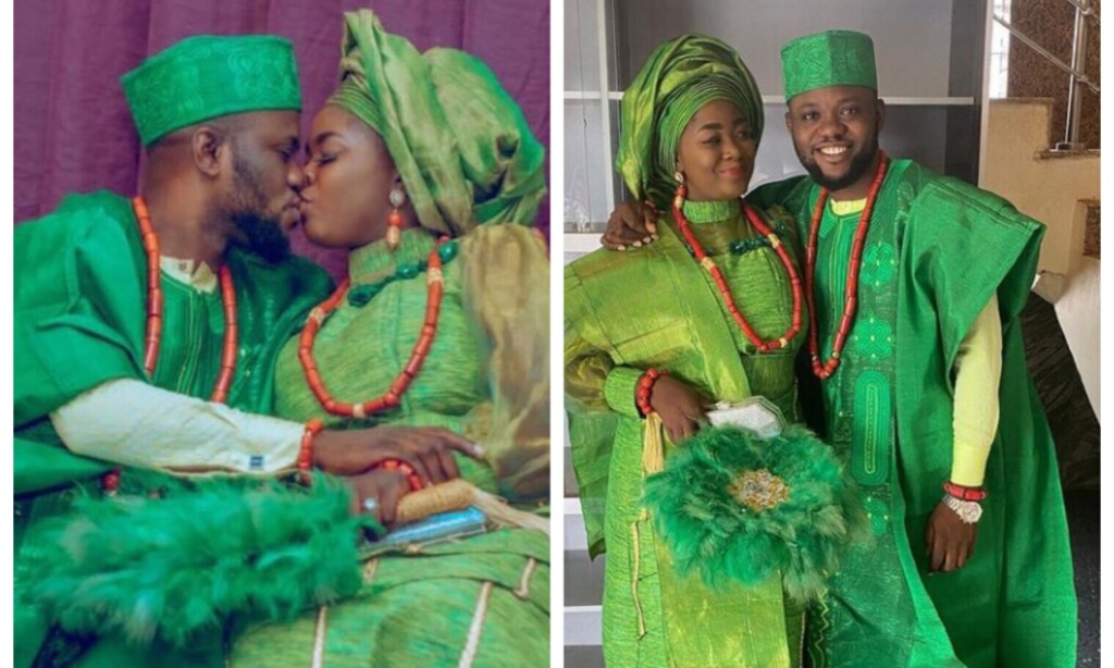 Actor Jamiu Azeez Reveal His Wedding Photos With Popular Actress.