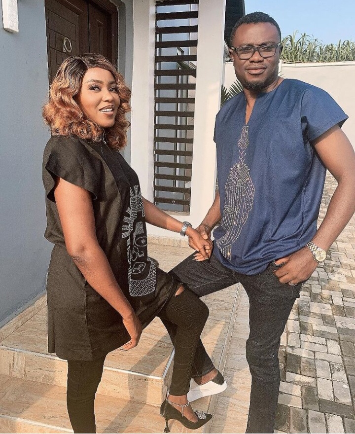 Actress, Biola Adebayo Shares Beautiful Pictures With Her Husband (Photos)