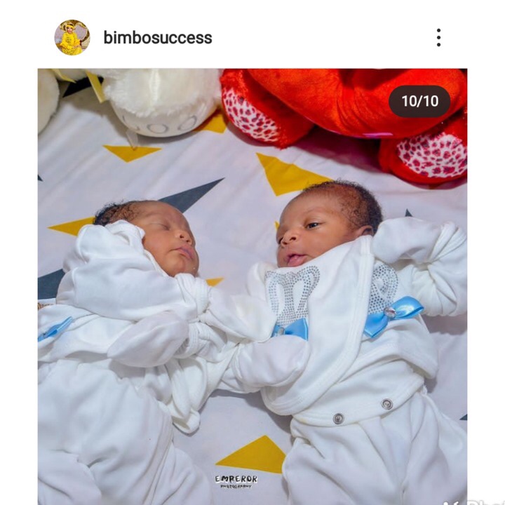 Actress Bimbo Success Proudly Display Her Twins On Social Media Platform(Photos)