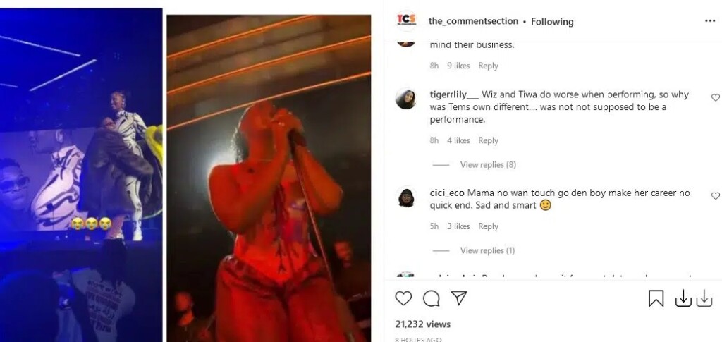 “That was how Rosy and Churchill start” Reactions as Tems calls Wizkid her brother