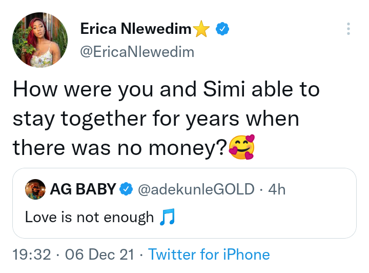 How Did You Keep Simi For Years When There Was No Money?” – Erica ask Adekunle Gold