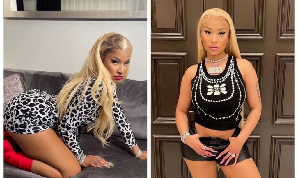 Nicki Minaj celebrates her 39th birthday being absolutely nak3d (Photos)