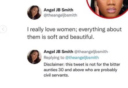 ‘This is where your daughter lack of home training is coming from’ Fans react as Angel’s mom defends her daughter for age-shaming women