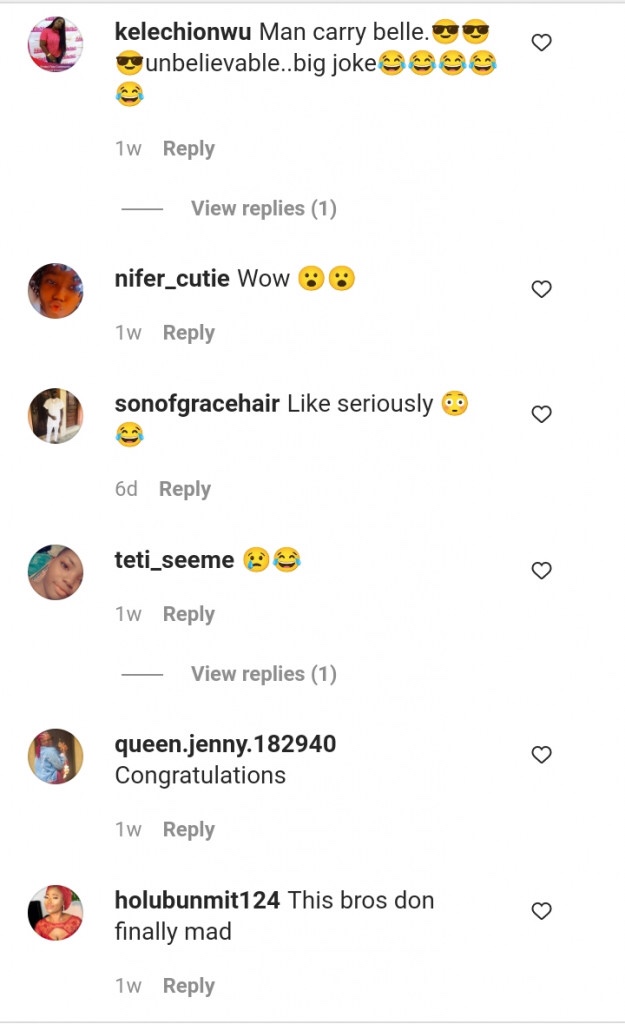 “Wonders Shall Never End” Reactions As Bobrisky Shares Photo Of Himself Been Pregnant (Photos)