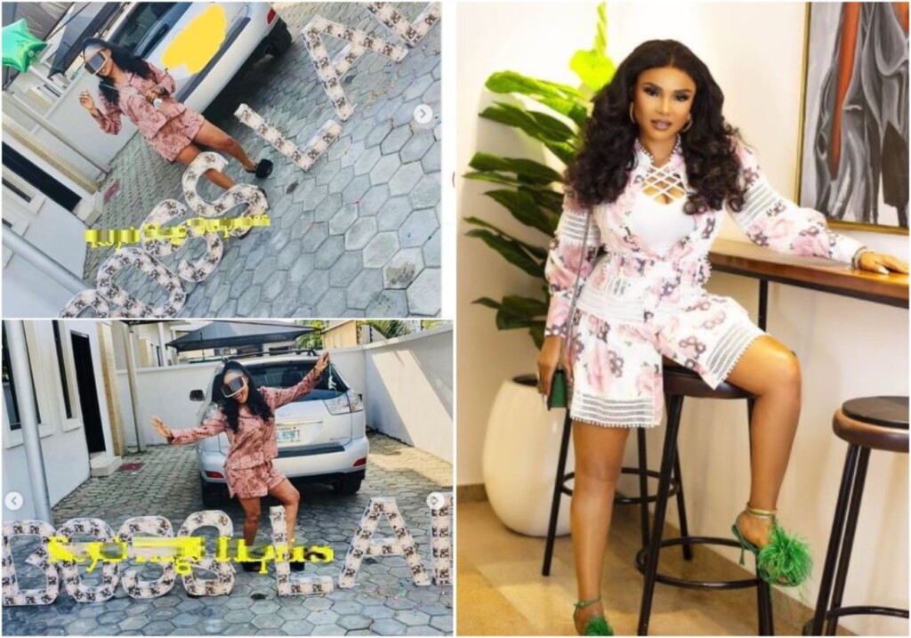 Actress Iyabo Ojo received money alphabets ‘Boss Lady’ for her 44th birthday