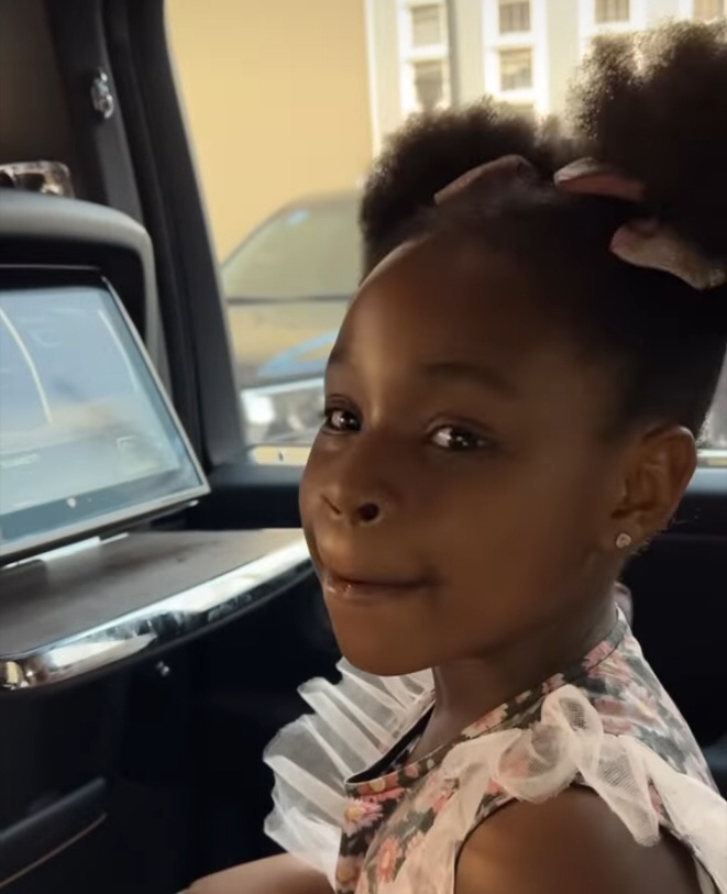 Please Tell Them To Stop – Davido’s Daughter, Imade Cried Out After Being Followed By Security Guards (Video)