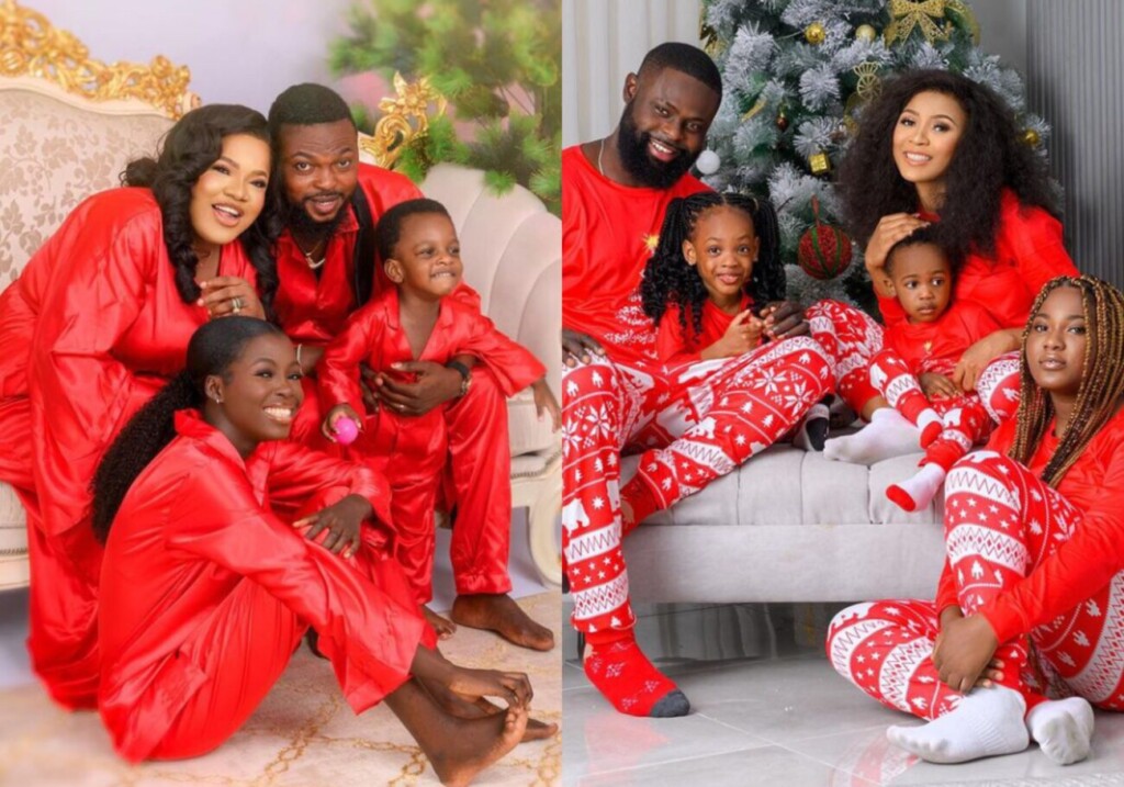 Toyin Abraham, Tonto Dikeh, other celebrities shower fans with lovely Christmas family photos