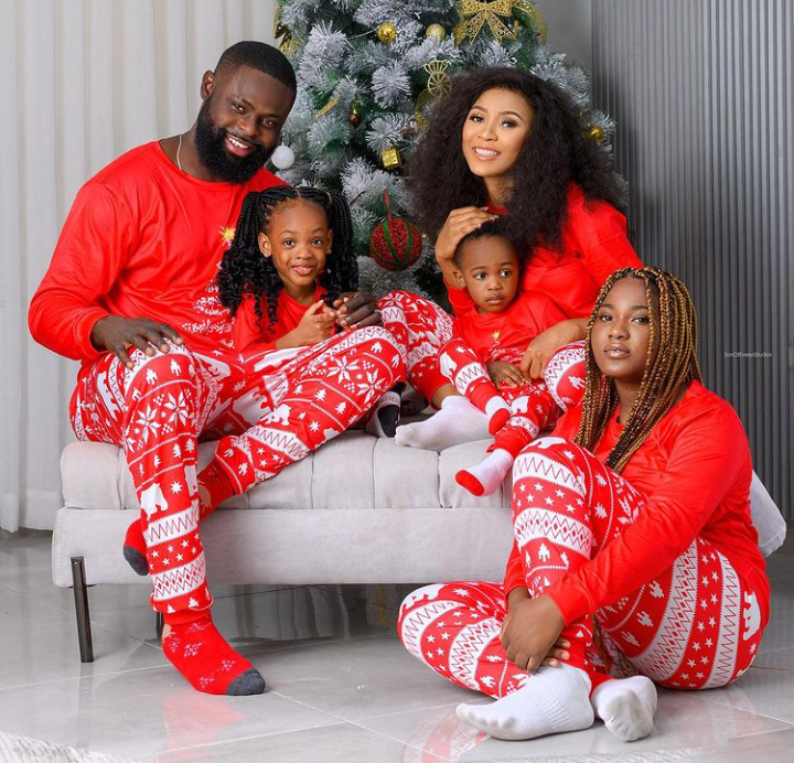 Toyin Abraham, Tonto Dikeh, other celebrities shower fans with lovely Christmas family photos