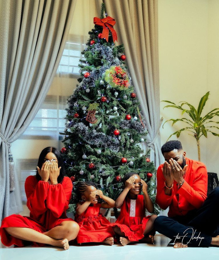 Toyin Abraham, Tonto Dikeh, other celebrities shower fans with lovely Christmas family photos