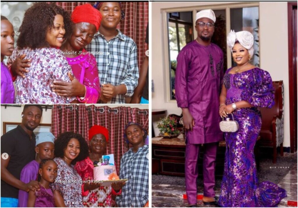 ‘My union gave me more than a husband’ Actress Seyi Edun throw shade at Toyin Abraham as she surprises her mother-in-law on her birthday