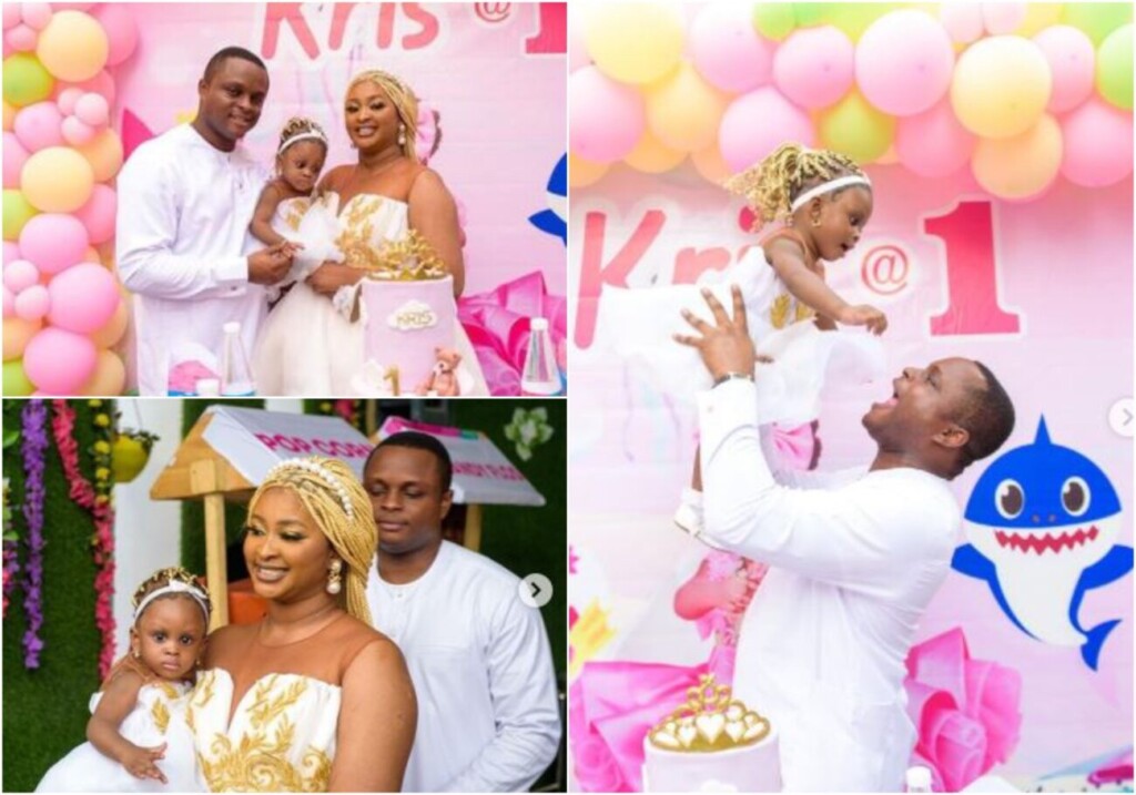 ‘Baby is carbon copy of the man’ Reactions as photos of Actress Etinosa Idemudia’s baby daddy surface online