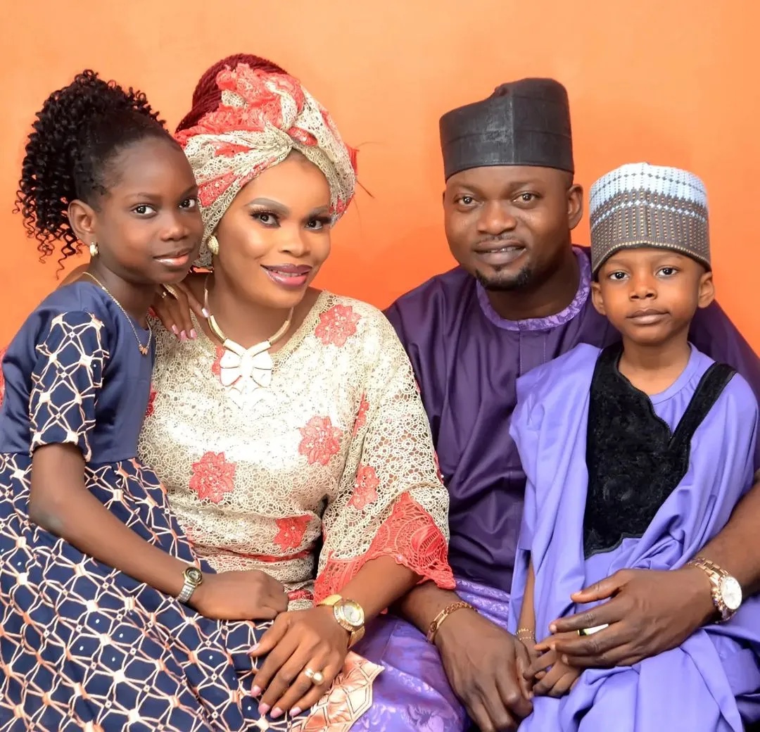 ‘After so many heartbreak, you came to my rescue’ Actor Adekola Tijani Aka Kamilu celebrate his 14th wedding anniversary