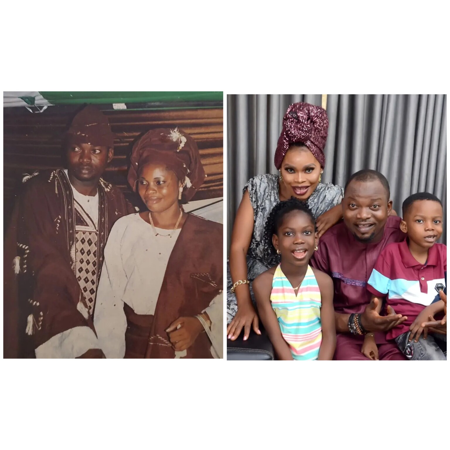 ‘After so many heartbreak, you came to my rescue’ Actor Adekola Tijani Aka Kamilu celebrate his 14th wedding anniversary