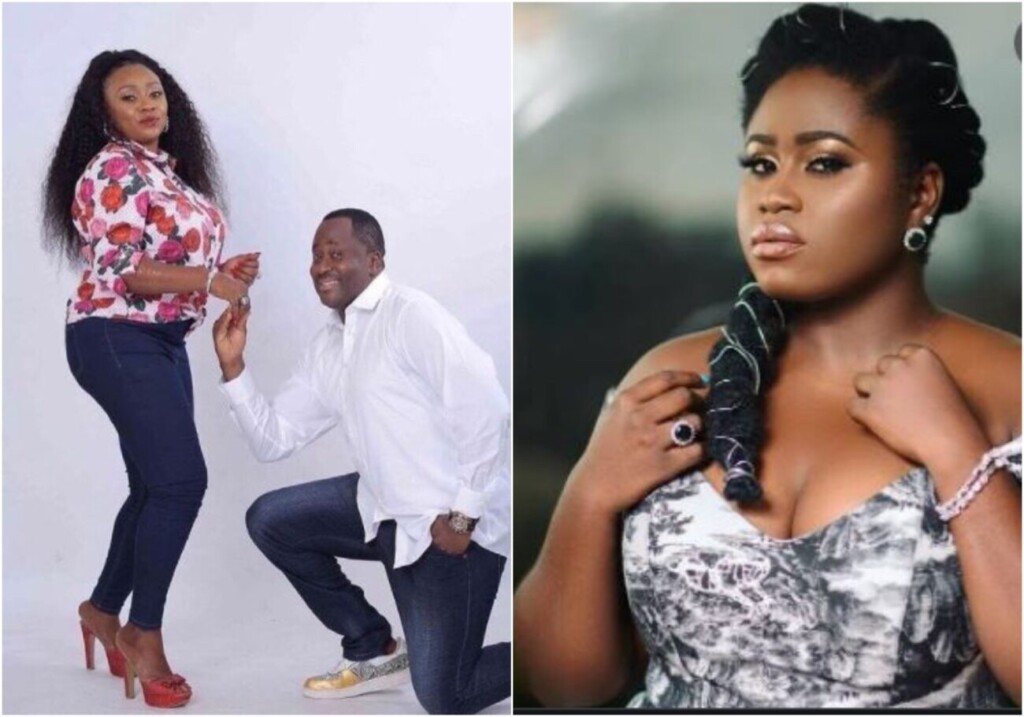 Actor Desmond Elliot’s wife allegedly caught her husband in bed with Ghanaian actress Lydia Forson