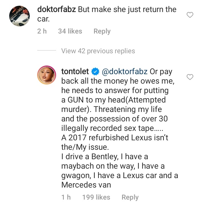 Prince Kpokpogri Finally Brought Back His Seized Lexus SUV From His Ex Lover, Tonto Dikeh (Video)