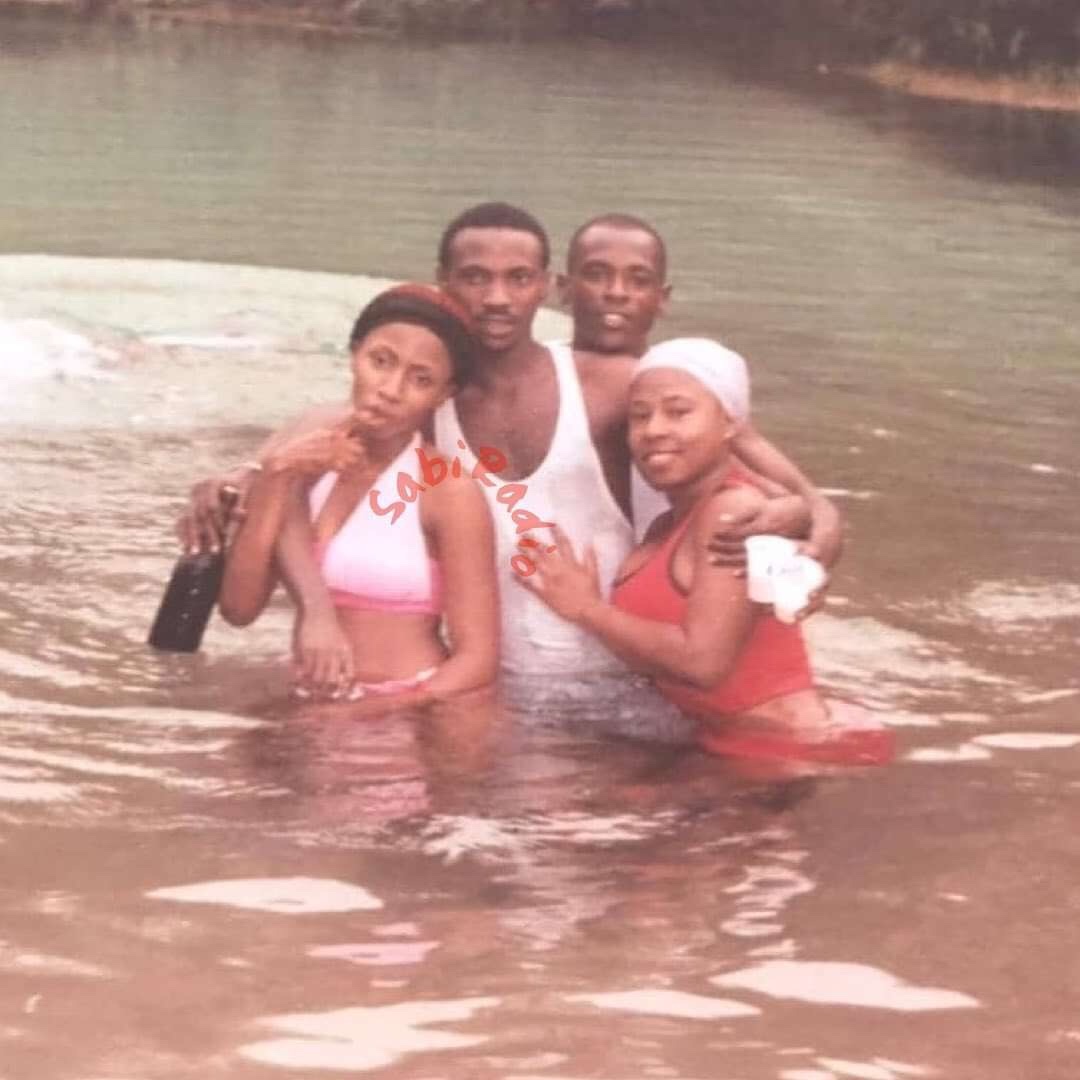 Throwback photo of BBNaija’s Mercy Eke with her friends in river generate reactions online