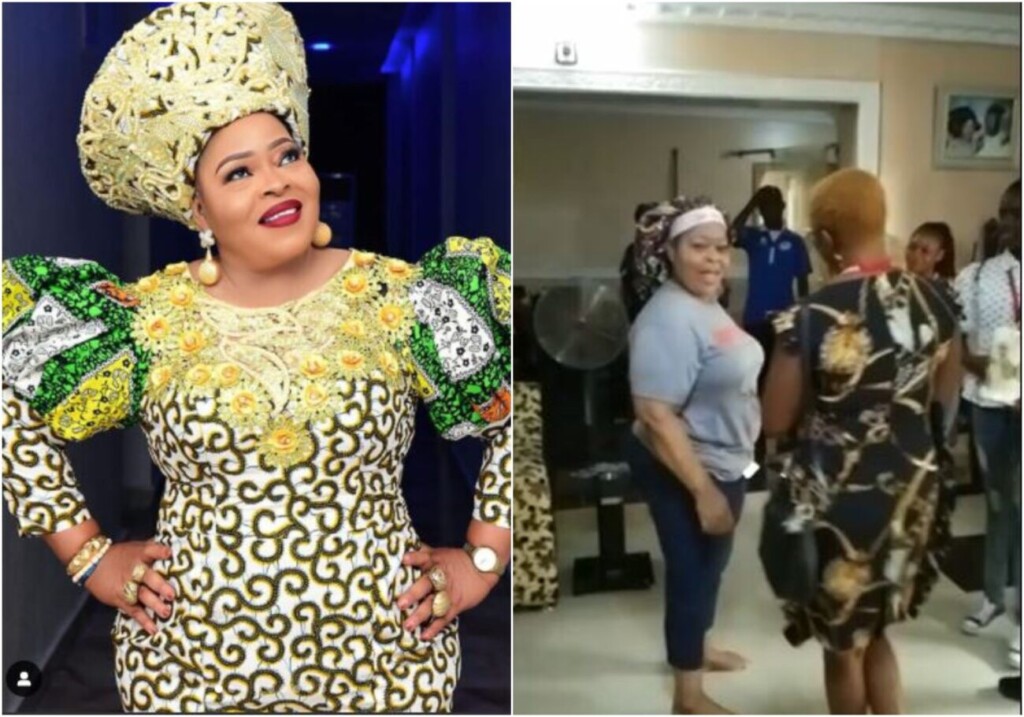 Actress Toyin Tomato get emotional after she received a heartwarming surprise on her 60th birthday