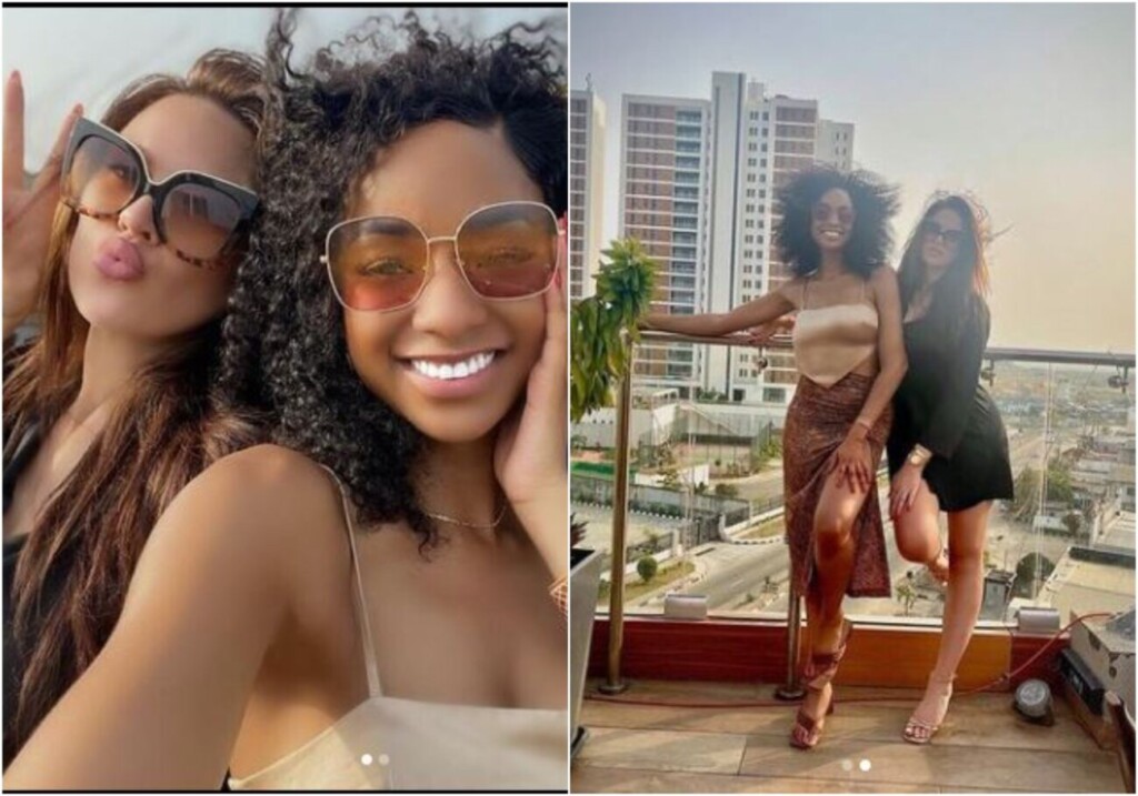 ‘This is how she found out about Alex’s lifestyle’ Reactions as Alex Ekubo’s ex, Fancy and IK Ogbonna’s ex-wife, Sonia, link up