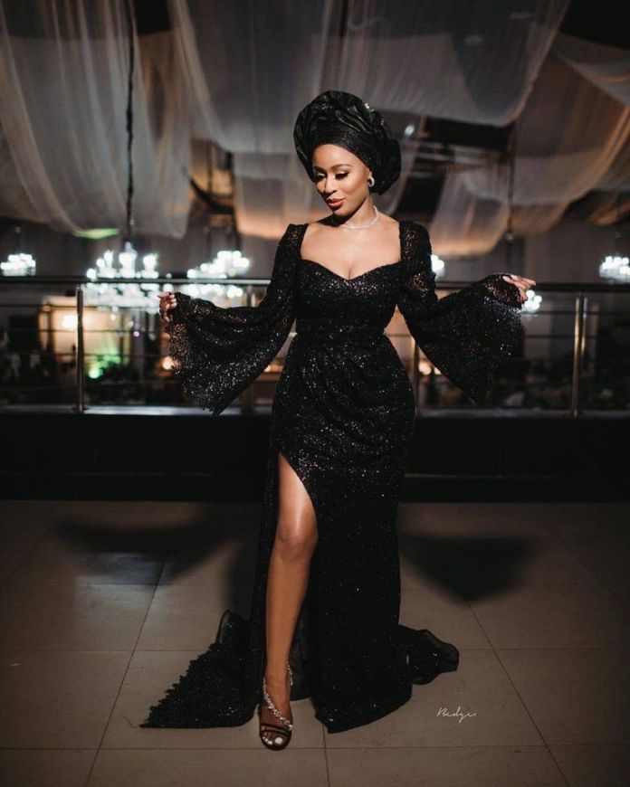 Actress Toyin Abraham, Toke Makinwa, others show us reasons to rock a black wedding gown