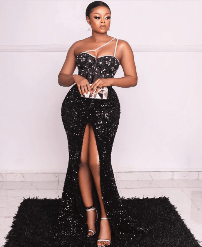 Actress Toyin Abraham, Toke Makinwa, others show us reasons to rock a black wedding gown