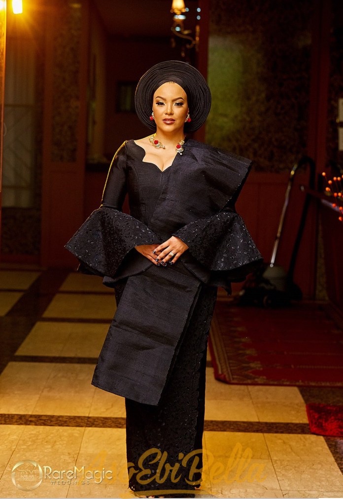 Actress Toyin Abraham, Toke Makinwa, others show us reasons to rock a black wedding gown