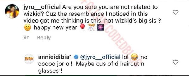 Are you sure you’re not related to wizkid? Fans react to Annie Idibia striking resemblance in new photo