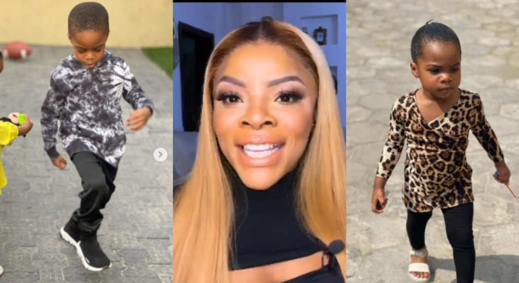 Thank u for making me the happiest human ever – Laura Ikeji shower praises on her kids