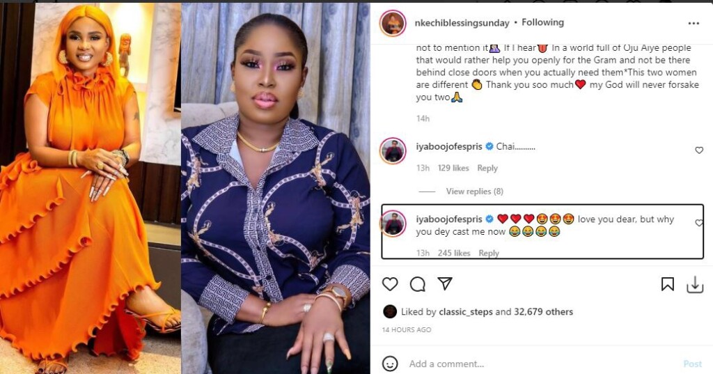 Why are you exposing me? Actress Iyabo Ojo berates her colleague Nkechi Blessing