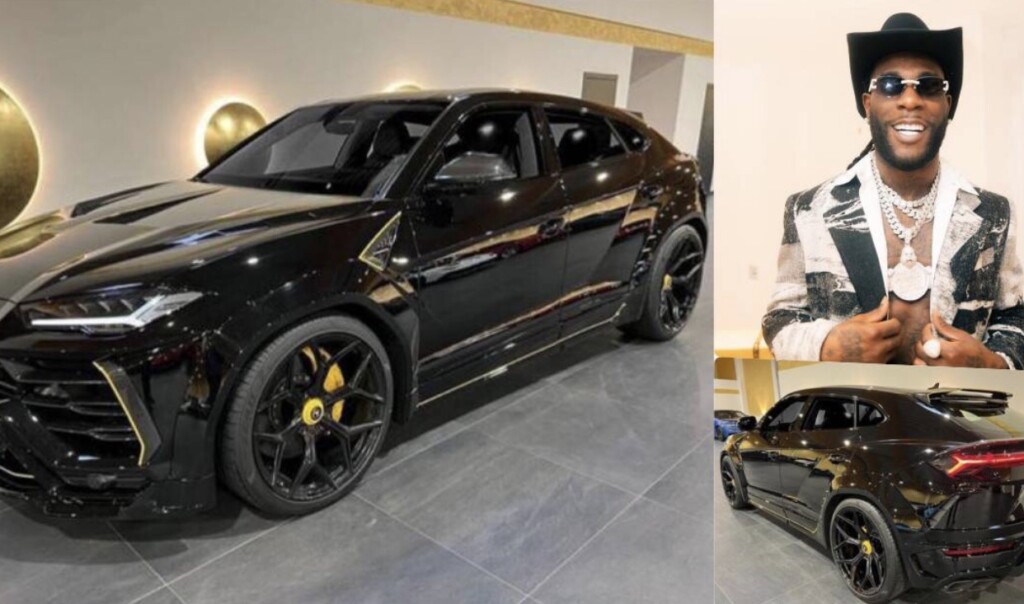 Big congratulation as Singer BurnaBoy acquires 2022 Lamborghini Novitec Edition worth over N250million