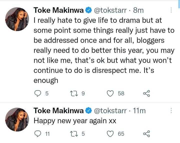 People Only Want To Know Who I Sleep With, They Don’t Care About My Achievements – Toke Makinwa Cried Out