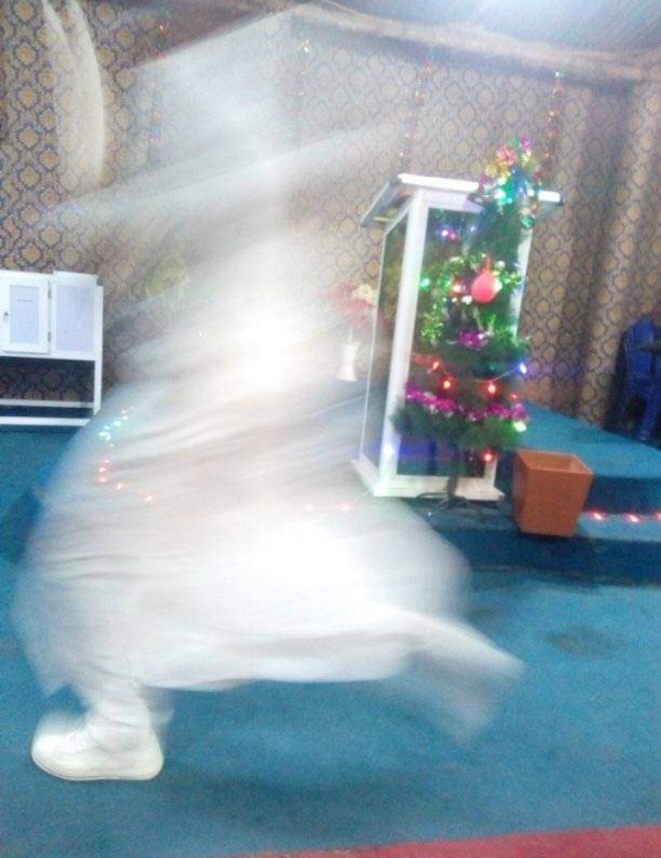 Nigerian Pastor Shares Photos Of “Angel” Captured On Camera In His Church