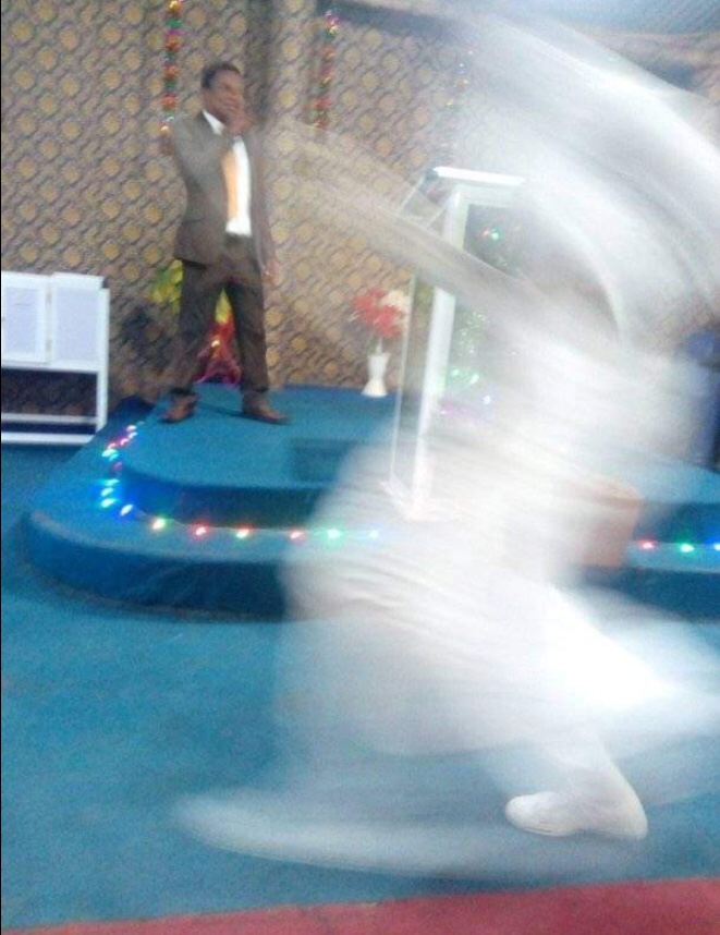 Nigerian Pastor Shares Photos Of “Angel” Captured On Camera In His Church